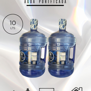 2 Recargas de Agua Purificada 10 Litros (Intercambio de Envases) a Domicilio