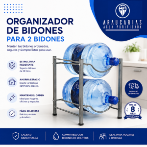 Organizador de Bidones para 2 bidones 20L